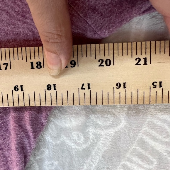 ORGANIC BEAUTIFUL! LONG SLEEVE TEE T SHIRT TOP LAVENDER PINK PALE BLUE SCROLL L - Picture 9 of 11